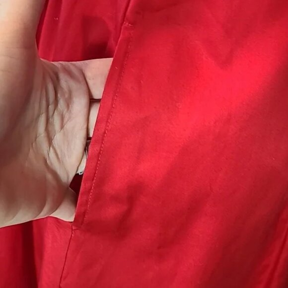 Brooks Brothers Red Belted Shirt Dress with Pockets❣️ Like New - Picture 9 of 12